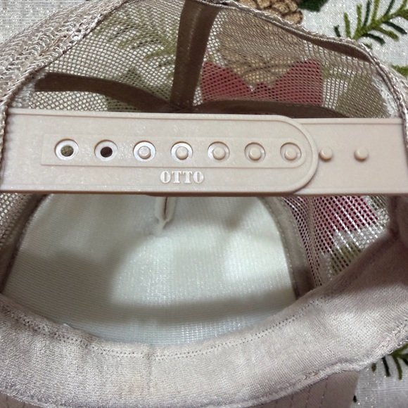 Vintage OTTO Michigan Wolverines Game Day Patches One Size Beige MeshTrucker Hat - Picture 4 of 12